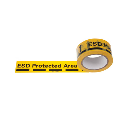 Dispositif avertisseur d'ESD de bas-côté sensible électronique de PVC pour empaqueter l'anti charge statique statique