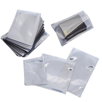 Barrière sûre antistatique à couvercle serti adaptée aux besoins du client emballant l'ESD protégeant des sacs pour le Cleanroom
