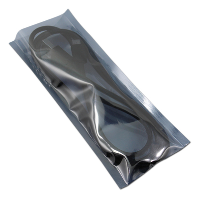 Barrière sûre antistatique à couvercle serti adaptée aux besoins du client emballant l'ESD protégeant des sacs pour le Cleanroom