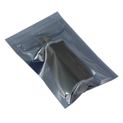 La serrure ESD transparent de fermeture éclair a métallisé le sac de armature statique pour l'emballage composant