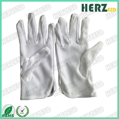 Anti gants de protection d'ESD de glissement, anti gants statiques de main avec des points de paume de poignée