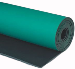Sentez moins d'anti tapis en caoutchouc statique de couche, tapis de protection d'ESD avec la réflexion cassant la surface