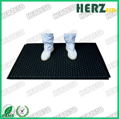 Pesez le tapis en caoutchouc de 1,8/3kg ESD/anti ohm de la résistance extérieure 10e3-10e9 de tapis de plancher de fatigue