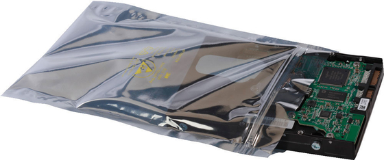 La décharge statique ESD protégeant des sacs, zip-lock d'ESD met en sac la couleur transparente