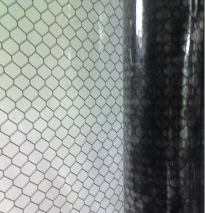 Rideau en PVC en salle blanche ESD Rideau antistatique en grille noire