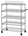 8 Grid ESD Storage Shelves Width 350-750mm For Hospital / Lab / Electronic Workshop