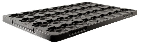 Emballage en plaquette en plastique noir ESD pour PCB