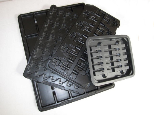 Emballage en plaquette en plastique noir ESD pour PCB