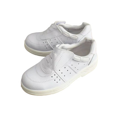 Cleanroom Work Shoes Dust Free ESD PU Leather Safety Shoes Anti Static Steel Toe Shoes