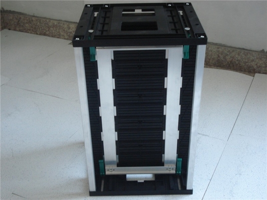 Réservoir de périodique ESD personnalisé, roulement de roulement, rack de périodique de PCB antistatique réglable