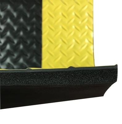 Le caoutchouc ESD jaune et noir avec PVC / mousse EPDM / caoutchouc