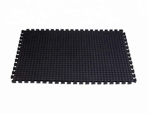 Mat de plancher à bulles noires anti-fatigue sans ESD