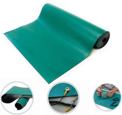 Mat de table en caoutchouc ESD Mat de table en caoutchouc antistatique