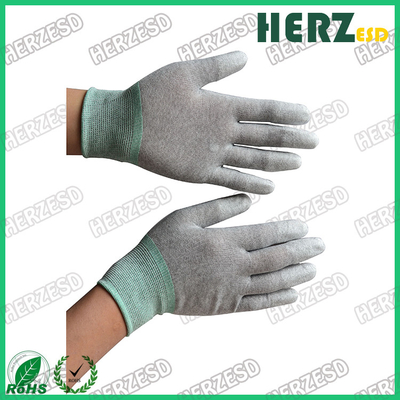 ESD fibres de carbone Gants PU Palm Fit Gants de sécurité Gants de travail