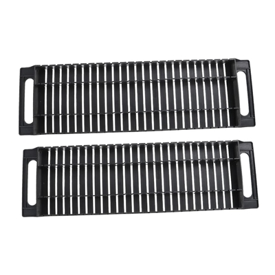 Différentes tailles Esd Pcb Plateau de stockage de circulation en plastique noir Antistatique ESD Plateau de circulation