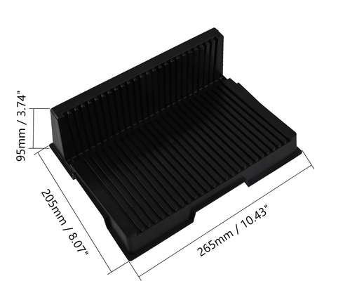 ESD antistatique de type L haut du PCB stockage de circulation ESD rack de circulation de PCB plateau ESD rack de stockage de rack de rotation