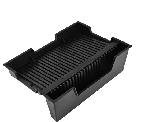 ESD antistatique de type L haut du PCB stockage de circulation ESD rack de circulation de PCB plateau ESD rack de stockage de rack de rotation