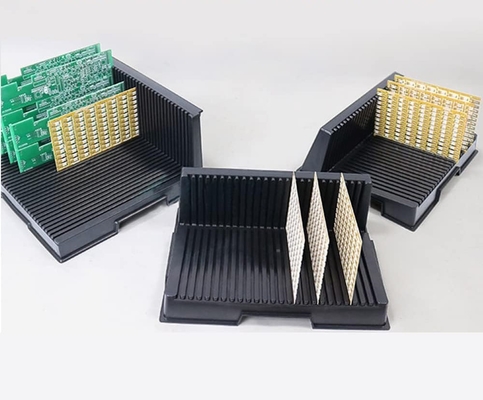 ESD antistatique de type L haut du PCB stockage de circulation ESD rack de circulation de PCB plateau ESD rack de stockage de rack de rotation