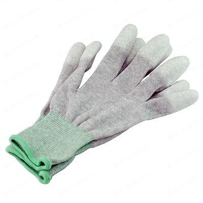 Les fibres de carbone ESD sont utilisées pour la fabrication de gants en PU.