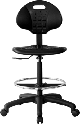 Chaise de laboratoire antistatique réglable avec arrière de l'école ESD Chaise de tabouret Chaise de salle blanche