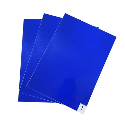 Tapis adhésif adhésif 30 feuilles / packs Tapis bleus pour le sol de la salle blanche