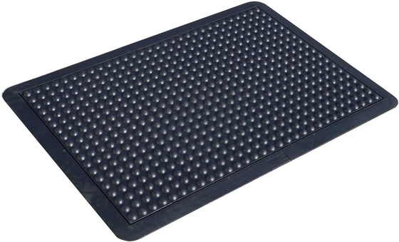 Tapis anti fatigue noir ESD en caoutchouc industriel tapis anti fatigue pour atelier tapis anti glissement
