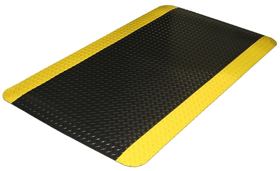 ESD Tissu anti fatigue noir Tissu anti fatigue industriel Tissu de sol de cuisine d'usine commerciale