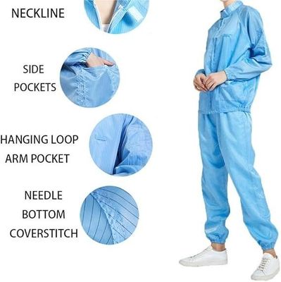 Combinaison de protection ESD pour salle blanche électronique et semi-conducteur