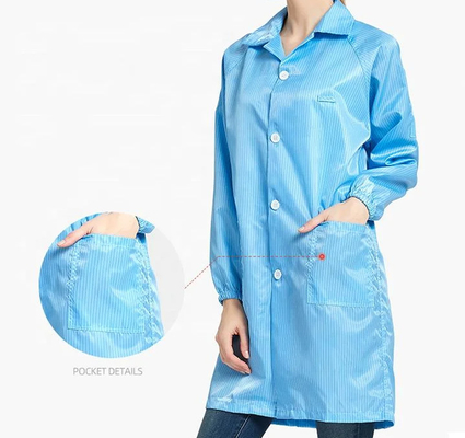 ESD Salle blanche Couverture antistatique Lab Coats ESD Costumes de travail