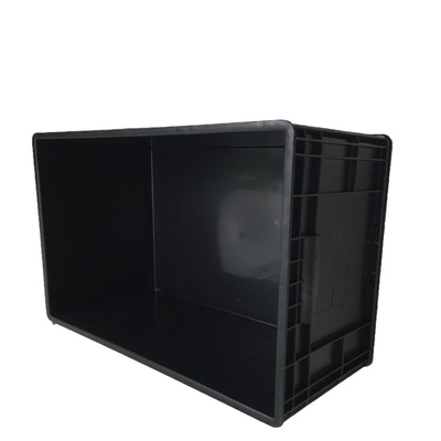 Boîte de circulation ESD noire Boîte de stockage antistatique