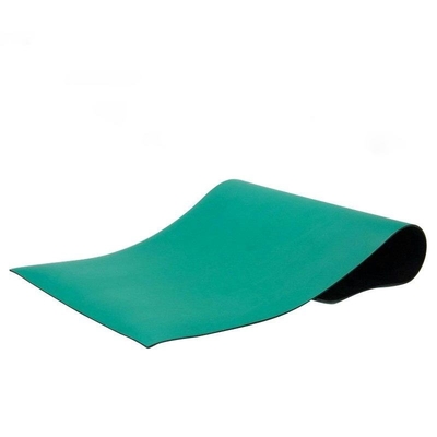 Mat de caoutchouc antistatique ESD Mat vert / gris / noir