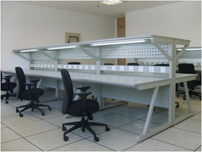 Bureaux de travail antistatiques Station de travail de contrôle statique de l'ascenseur de hauteur