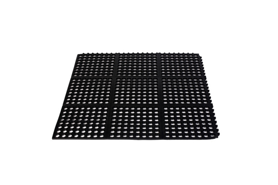 Tapis de sol en caoutchouc pour le drainage avec des trous