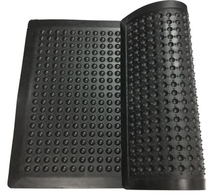 Tapis anti fatigue noir ESD en caoutchouc industriel tapis anti fatigue pour atelier tapis anti glissement