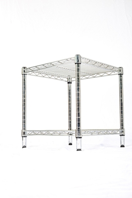Dispositif de stockage ESD personnalisé 4 couches étagère Chariot de rangement en treillis métalliques