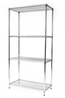 Dispositif de stockage ESD personnalisé 4 couches étagère Chariot de rangement en treillis métalliques