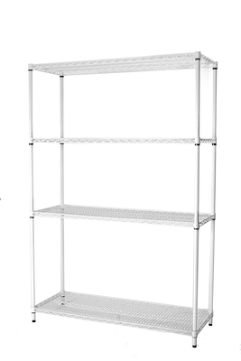 Dispositif de stockage ESD personnalisé 4 couches étagère Chariot de rangement en treillis métalliques