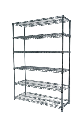 Dispositif de stockage ESD personnalisé 4 couches étagère Chariot de rangement en treillis métalliques