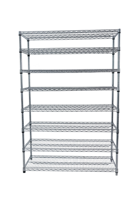 Dispositif de stockage ESD personnalisé 4 couches étagère Chariot de rangement en treillis métalliques