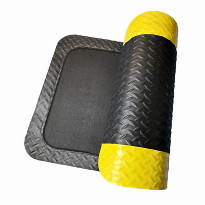 Mat anti fatigue durable en PVC mousse+PVC surfaces