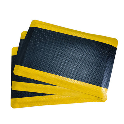 Mat anti-fatigue de plaque de diamant, mat de sol en PVC antistatique