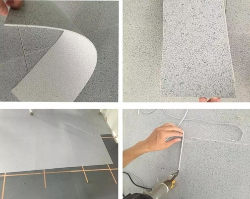 ESD Vinyl Flooring Conductive / Antistatic Carreaux de sol ESD et une solution antistatique