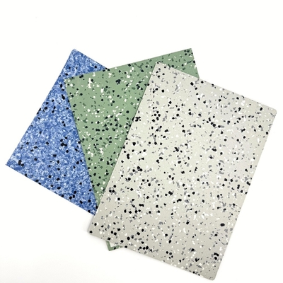 Carreaux de plancher en PVC conducteur en vinyle antistatique multicolore en PVC ESD pour salle blanche