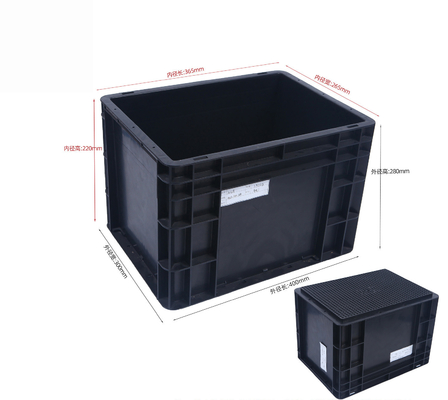 Contenant de stockage de 400x300 mm ESD industriel empilable