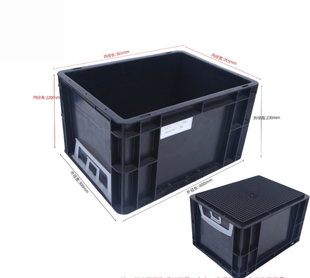Contenant de stockage de 400x300 mm ESD industriel empilable
