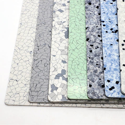Carreaux de plancher en PVC conducteur en vinyle antistatique multicolore en PVC ESD pour salle blanche