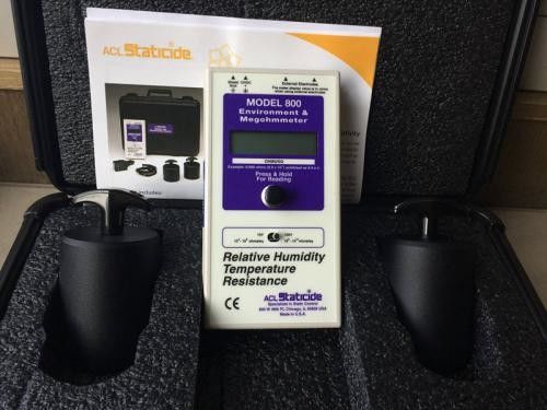 Mètre de résistance de surface ACL 800 Mégomètre numérique pour l'ESD et les essais de résistance à l'environnement