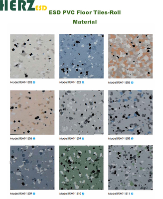 Carreaux de PVC antistatiques pour revêtements de sol ESD