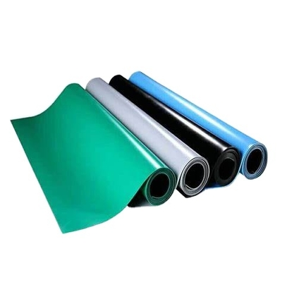 Tapis de table en caoutchouc ESD antistatique 1,8 mm-3 mm vert gris bleu