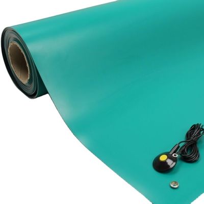 Tapis de table en caoutchouc ESD personnalisé 1,8 mm-3 mm antistatique vert gris bleu